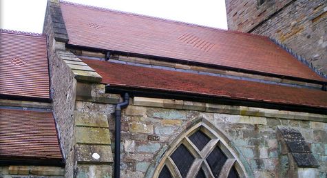 A church roof installed by our team